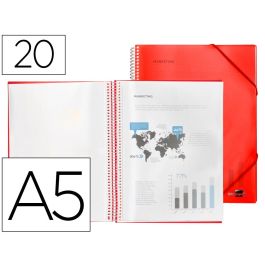 Carpeta Liderpapel Escaparate Con Espiral 20 Fundas Polipropileno Din A5 Roja Precio: 4.2350000242. SKU: B1BVWRL9CD