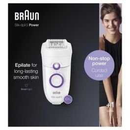 Braun SE 5-505P Depiladora eléctrica 2 velocidades Blanca