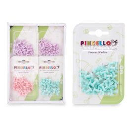 Chinchetas Pincello 35 piezas, surtido colores, 8x13x2 cm (48 Unidades) Chinchetas Pincello 35 piezas, surtido colores, 8x13x2 cm (48 Unidades)
