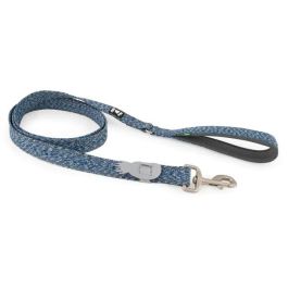 Hurtta Correa Agarre Razzle-Dazzle Azul/Negro 180x15 cm con Reflectores Seguridad