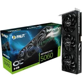 Palit RTX 5060 8GB Infinity 3 OC GDDR7 Tarjeta Gráfica con 3 Ventiladores