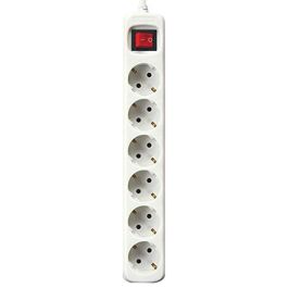 Regleta Enchufes 6 Tomas con Interruptor Silver Electronics Blanco Precio: 9.5000004. SKU: S0424975