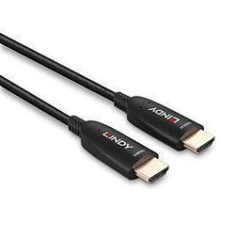 Lindy Cable HDMI Híbrido Fibra Óptica 10m 8K60 48Gbps para Proyector/Pantalla HDMI 2.1 con eARC