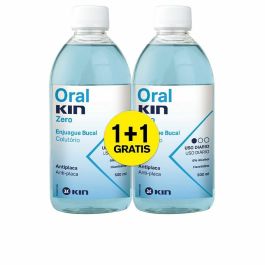 Kin OralKIN Zero Enjuague Bucal sin Alcohol, con Hexetidina y Flúor, Pack 2x 500ml para una Higiene Bucal Diaria Superior Precio: 8.79000023. SKU: S0596353