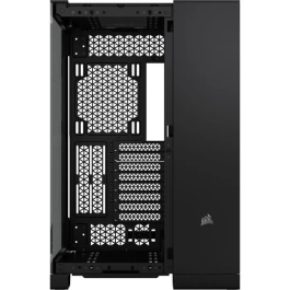 Corsair CC-9011257-WW Caja Semitorre 6500X Dual Chamber Negra, Flujo de Aire Excepcional, Diseño Organizado y Personalizable