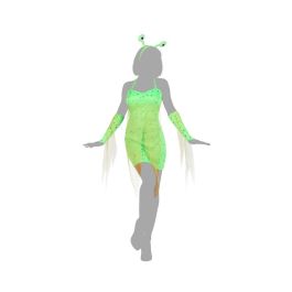 Disfraz Original Alien Mujer Adulto Talla M-L Temática Universo