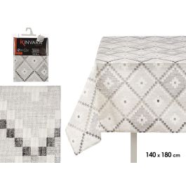 Kinvara Mantel Antimanchas Loneta 140x180 cm Rombos Gris (Set de 6) Precio: 73.89000036. SKU: S3609857