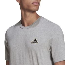 Camiseta de Manga Corta Hombre Adidas Essentials Feelcomfy Gris claro
