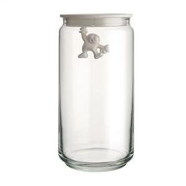 Alessi AMDRO6 W Gianni Bote Hermético de Vidrio Blanco 140cl Diseñado por Mattia Di Rosa Precio: 17.95000031. SKU: B18RC6PXDJ