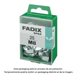 Fadix Tuerca Mariposa Cinc M8, Caja de 25 Unidades