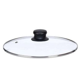 Tapa para Olla Kinvara CN-SW1304-24CM Transparente Plateado Cristal 24 cm (12 Unidades)