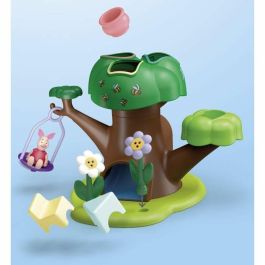 Playmobil Junior Disney: Winnie The Pooh - Casa del Árbol con Tobogán y Juego de Roles para Desarrollo Motor y Sensorial