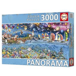 Educa 20265 Puzzle 3000 Piezas Vida Panorámico para Adultos 144x68 cm