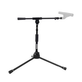 Soporte De Micrófono Compacto De Perfil Bajo Con Base Trípode Y Altur Regulable