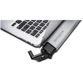 Kensington Dispositivo de anclaje de portátiles 2.0 sin candado para agrupaciones con llave maestra. Estación de bloqueo de aluminio plata para portátiles de 11-15.6"