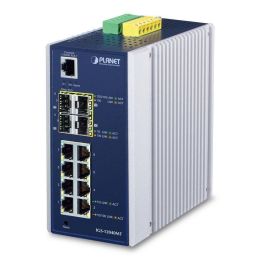 Planet Switch industrial 8 puertos Gigabit 10/100/1000T + 4 SFP 100/1000X gestionable IP30 Precio: 415.69000055. SKU: B15FZZZJ73