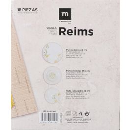 Vajilla Redonda Reims 18 Piezas - Inde (2 Unidades) Vajilla Redonda Reims 18 Piezas - Inde (2 Unidades)