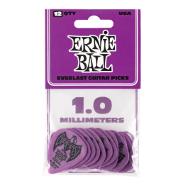 Ernie Ball Púas Everlast Púrpura 1,00 Mm - 12 Unidades