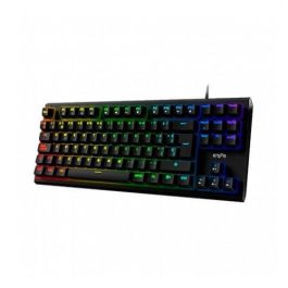 Energy Sistem Esg K6 Teclado Mecánico TKL USB Retroiluminación Rainbow QWERTY Español Pulsadores Azules para Gaming y Escritura PC PS4 Xbox Energy Sistem Esg K6 Teclado Mecánico TKL USB Retroiluminación Rainbow QWERTY Español Pulsadores Azules para Gaming y Escritura PC PS4 Xbox