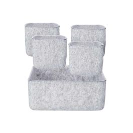 Set 5 Organizadores Kipit Fieltro Gris 24.7x10x24.7 cm (8 Unidades) Set 5 Organizadores Kipit Fieltro Gris 24.7x10x24.7 cm (8 Unidades)