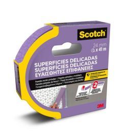 Rollo Cinta Adhesiva de Enmascarar Pintor Superficies Delicadas 24Mm X 41M Scotch 7100324370 Precio: 11.49999972. SKU: B1KGZMCE5Q