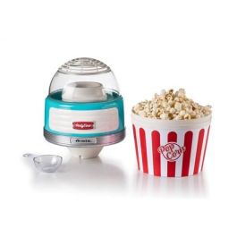 Ariete 2957/01 Máquina de Palomitas Party Time Big Popper Azul Estilo Retro Años 50