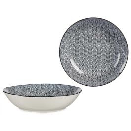 Plato Hondo 20Cm Onda Japonesa Negro Vessia (24 Unidades) Precio: 61.68999991. SKU: B1K6PKJGQX