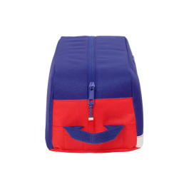 Zapatillero de Viaje Atlético Madrid Azul Blanco Rojo 34 x 15 x 18 cm