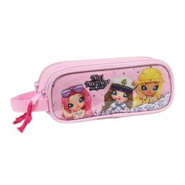 Safta Portatodo Doble Nanana "Sparkles" Rosa Claro 21x8x6cm 600D Poliéster con Lentejuelas Precio: 10.95000027. SKU: S4306376