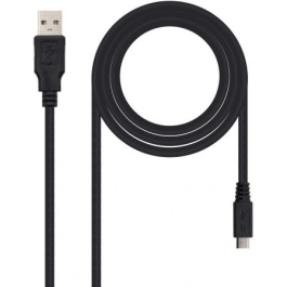 Nanocable 10.01.0503, Cable USB 2.0 Tipo A Macho a Micro USB Tipo B Macho, 3m Negro Nanocable 10.01.0503, Cable USB 2.0 Tipo A Macho a Micro USB Tipo B Macho, 3m Negro