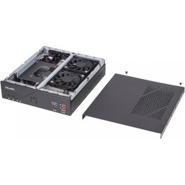 Shuttle DH670V2 Barebone Mini PC Intel H670 LGA 1700 DDR4-SDRAM SATA III PCIe para 2.5"/M.2 1.35L