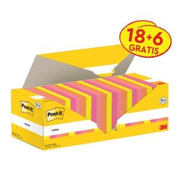 Post-It 7100317837 Pack 24 Blocs Notas Adhesivas 76x76mm 100 Hojas Colores Surtidos Caja Cartón Precio: 38.59000002. SKU: B1K29EXA27