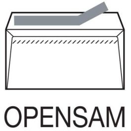 Sam Sobre Americano Open-115 Vd Laser Autoadhesivo Con Tira De Silicona 115x225 90 gramos Ventana Derecha Especial Impresora Laser Offset Blanco 500 Sobres Precio: 20.69000054. SKU: S8416979