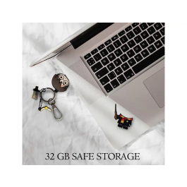 Wondee Memoria USB Llavero Harry Potter 32GB con Adaptador USB C