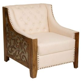 Sillón Alexandra House Living Beige 80 x 80 x 72 cm Tapizado Precio: 653.50000045. SKU: B1GBZ7PVTN