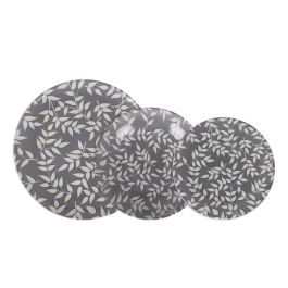 Inde Vajilla Berna Monaco 12 Piezas Brillo-Redo - Plato 26 cm, Taza 21 cm, Tazón 20 cm (2 Unidades)