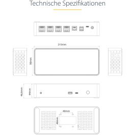Hub USB Startech DK31C4DPPDUE