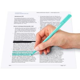 STAEDTLER 362 C Marcador Textual triplus pastel, pack de 6 colores: Menta, Melocotón, Rosa, Violeta, Amarillo, Naranja. Punta redonda
