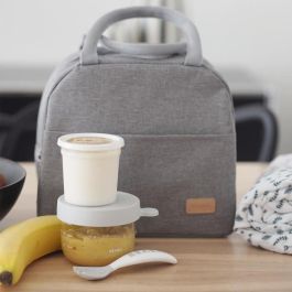 Beaba Lonchera Térmica Isotérmica Gris Jaspeado con Asas - Bolso Aislado para Biberones, Comida Bebé y Meriendas - Mantiene Caliente o Frío Beaba Lonchera Térmica Isotérmica Gris Jaspeado con Asas - Bolso Aislado para Biberones, Comida Bebé y Meriendas - Mantiene Caliente o Frío