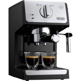 Delonghi DEL8004399334571 Cafetera expreso Stilosa EC230.BK 1100 W con Boquilla de vapor, Negra