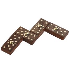 Juego Colonial DKD Home Decor Marron Dorado 6 x 6 x 15 cm Set de 2 (4 Unidades) Juego Colonial DKD Home Decor Marron Dorado 6 x 6 x 15 cm Set de 2 (4 Unidades)