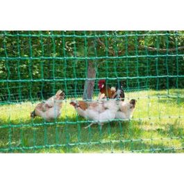 Kerbl Red para Pollos y Aves 50 m x 106 cm, Doble Punta, No Eléctrica, Verde Kerbl Red para Pollos y Aves 50 m x 106 cm, Doble Punta, No Eléctrica, Verde