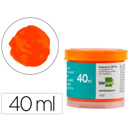 Liderpapel Tempera Escolar 40 ml Naranja para Papel, Cartulina, Madera, Tela, Pasta de Modelar y Arcilla Precio: 3.58999982. SKU: B14XT2CBQG