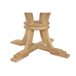 Mesa de Comedor Home ESPRIT Natural Madera 150 x 150 x 76 cm