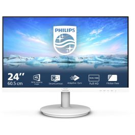 Philips 241V8AW/00 Monitor 23.8" Full HD IPS, Adaptive-Sync, LowBlue, Flicker-Free, HDMI, Sonido Estéreo, Blanco Precio: 109.59000008. SKU: B12SVJQ44A