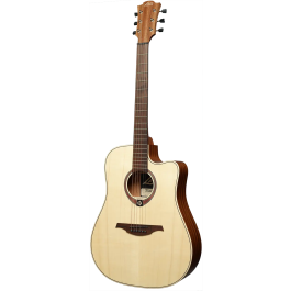 LAG Guitarra Acústica Electroacústica Dreadnought Cutaway Tramontane 70 A/C - Natural