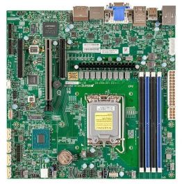Supermicro Micro-ATX X13SAZ-F para 14ª/13ª/12ª Gen LGA 1700 Precio: 602.49999964. SKU: B183QLAR4Z