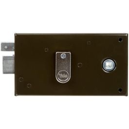 Yale YAH36G Cerradura horizontal de superficie con rodillo izquierdo, Caqui, 2 llaves incluidas YAL6923923487564