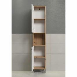 Trendteam TRE1699334011565 Armario alto con dos puertas Serie Touch Blanco/Marrón 36 cm de largo Trendteam TRE1699334011565 Armario alto con dos puertas Serie Touch Blanco/Marrón 36 cm de largo