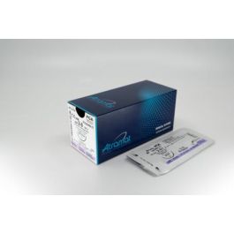 Atramat Sutura PGA Poliglicólico Absorbible Trenzada 2-0 Aguja Triangular 1/2 30mm Hilo 75cm Violeta 12 Unidades Absorción 60-90 Días Precio: 52.5000003. SKU: B1KAQ7NQ3X